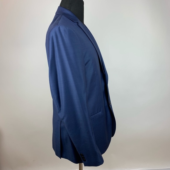 Theory Kris Illuminati Blue Suit Jacket - Picture 4 of 8